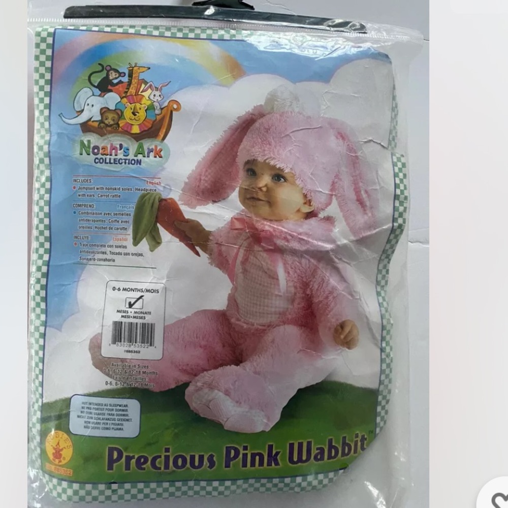 BN Noah’s Ark Collection Precious Pink Wabbit S 0-6M